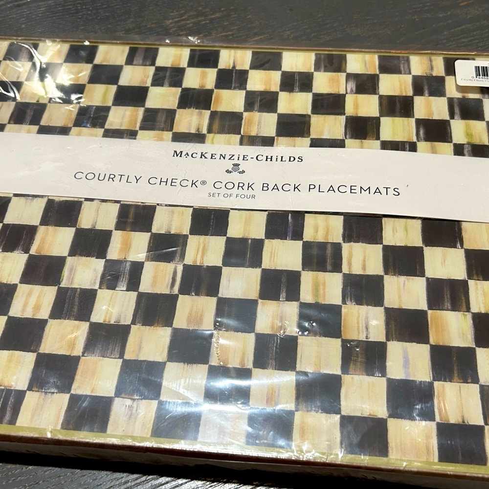 Mackenzie Childs Checkered Placemats
